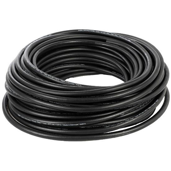 Picture of Self-fastening hoses with internal textile yard for NBR & EPDM and external metallic braid for silicone & FKM - MHN1050S