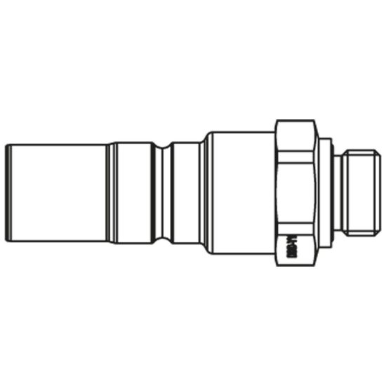 Picture of Dry Break Quick Connect Coupling - Series NSA - NSA-392-8MBO