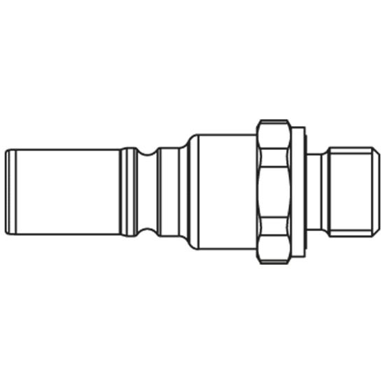 Picture of Dry Break Quick Connect Coupling - Series NSI - NSI-502-8MBO