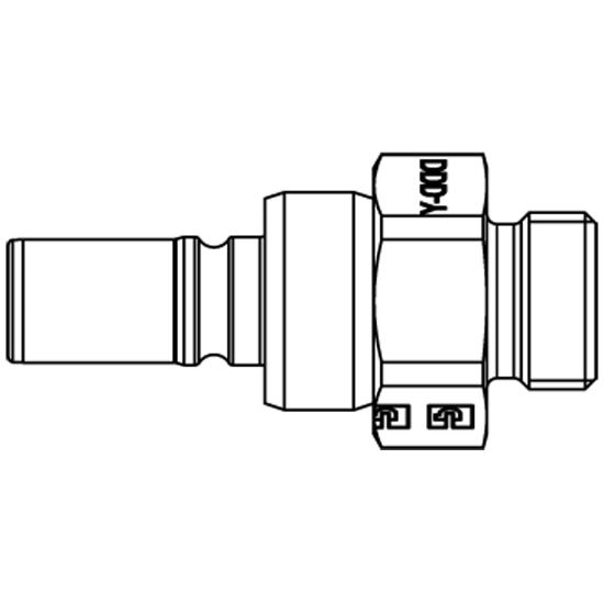 Picture of Dry Break Quick Connect Coupling - Series NSR - NSR-252-14HMCL