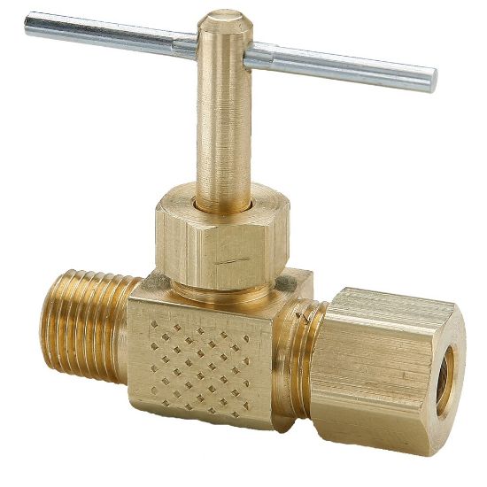 Picture of Brass Needle Valve, Low Pressure  - NV Series - NV106C-6-4