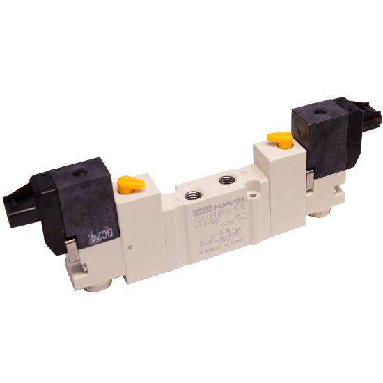 Picture of 5-port Pilot Operated In-Line Type Solenoid Valve, ADEX Plus Series - P2A05RS25-1P-M5