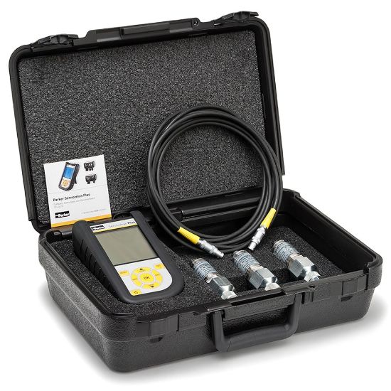 Picture of Diagnostic Test Meter and Accessories, Measure and Record with Analog or CAN Sensors, Parker SensoControl Serviceman Plus Kits - PDS4-2-60-60