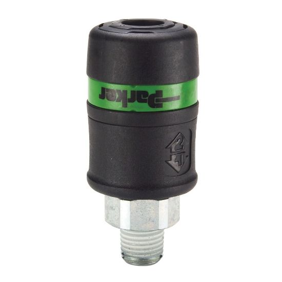 Picture of ISO 4414 Industrial & European Interchange, Safety Quick Connect Air Couplers - Tool-Mate Exhaust Series - PES-251-4MP