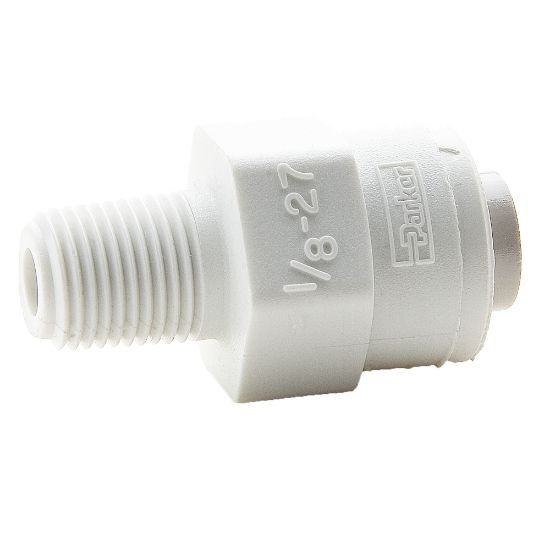 Picture of Push-to-Connect all plastic FDA compliant fitting, Parker TrueSeal - PP8MC6