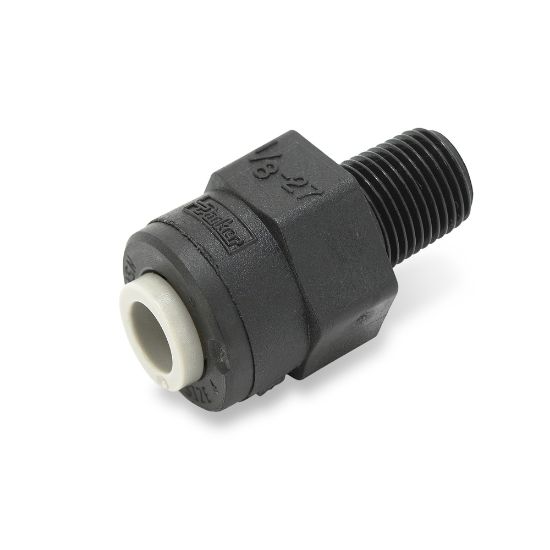 Picture of Push-to-Connect all plastic FDA compliant fitting, Parker TrueSeal - PPB6MC6-MG