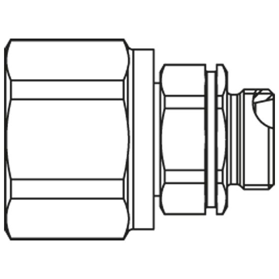 Picture of Screw-to-Connect Quick Coupling - Series QHPA - QHPA18-D7X9-C