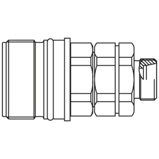 Picture of Screw-to-Connect Quick Coupling - Series QHPA - QHPA56-D6X6-C