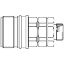 Picture of Screw-to-Connect Quick Coupling - Series QHPA - QHPA53-D7X3-C