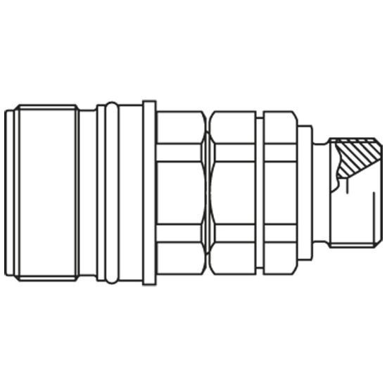 Picture of Screw-to-Connect Quick Coupling - Series QHPA - QHPA53-F4B3-C