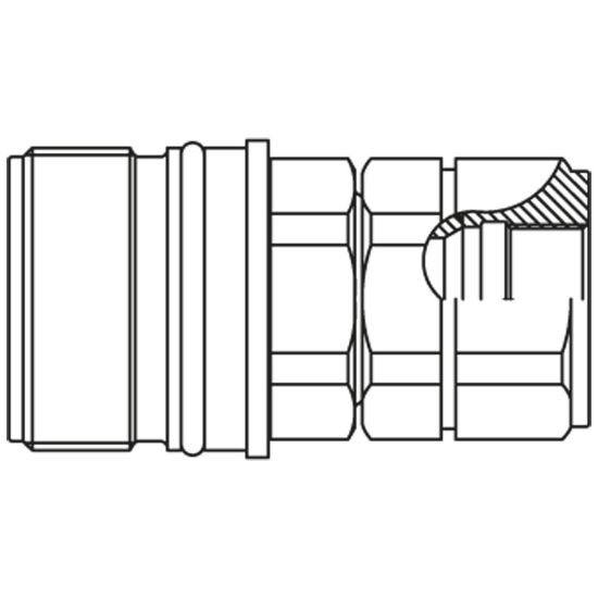 Picture of Screw-to-Connect Quick Coupling - Series QHPA - QHPA56-G4X8-C