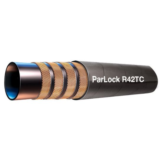 Picture of High-Pressure ParLock Multispiral Hoses ISO 3862 Type R15 - R42 - R42TC - R42ST - R42TC-10