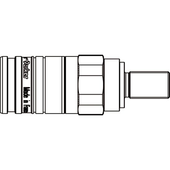 Picture of Hydraulic Push-Pull Quick Coupling - ISO A Profile - RSD Series - RSD-501-22BMCL-F