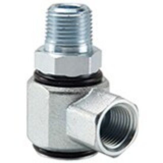 Picture of Hydraulic 90 Degree Elbow, Pressure Balanced Swivels - S Series - S2102-6-4