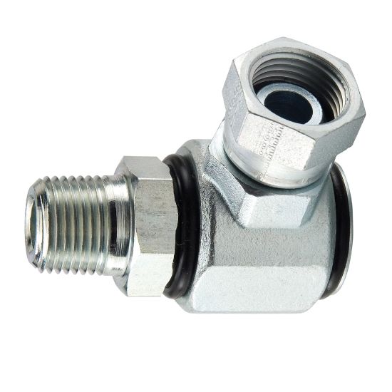 Picture of Hydraulic 90 Degree Elbow, Pressure Balanced Swivels - S Series - S2107-4-4