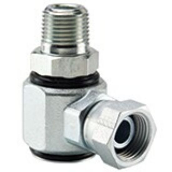 Picture of Hydraulic 90 Degree Elbow, Pressure Balanced Swivels - S Series - S2107E-6-6NI