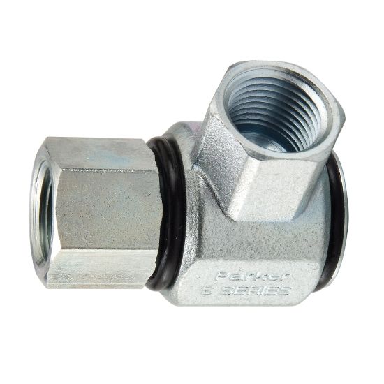 Picture of Hydraulic 90 Degree Elbow, Pressure Balanced Swivels - S Series - S2202-8-8