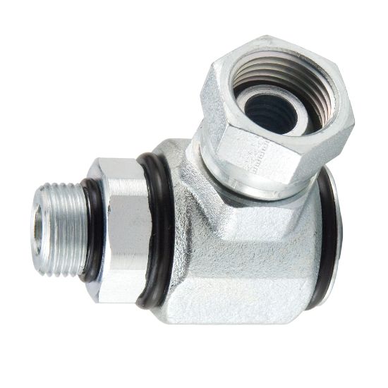 Picture of Hydraulic 90 Degree Elbow, Pressure Balanced Swivels - S Series - S2507-10-8