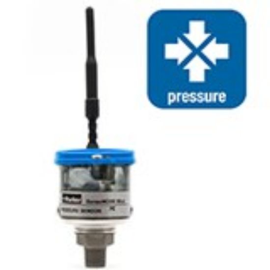 Picture of Wireless SensoNODE™Blue Sensors with Voice of the Machine™ Mobile App - Route-based Condition Monitoring - SNPT4-1-B-4MP