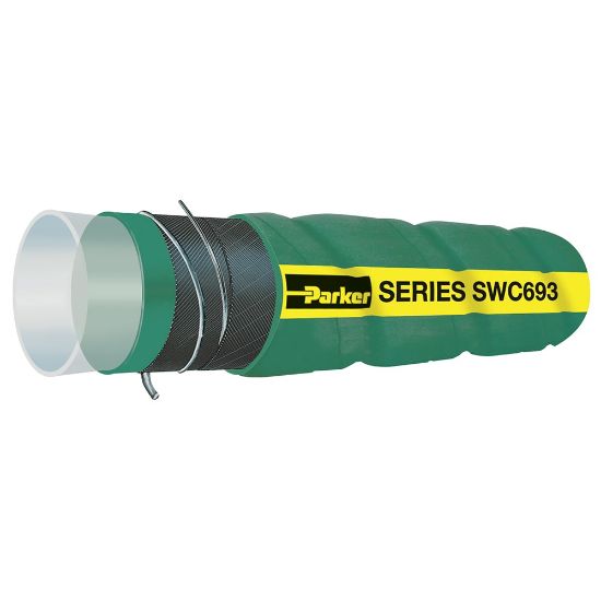 Picture of WILDCATTER® UHMWPE CORRUGATED CHEMICAL SUCTION HOSE - SWC693-4000