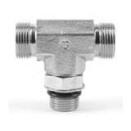 Picture of Ermeto DIN Locknut adjustable high pressure tube fittings - TEE12SROMDCF