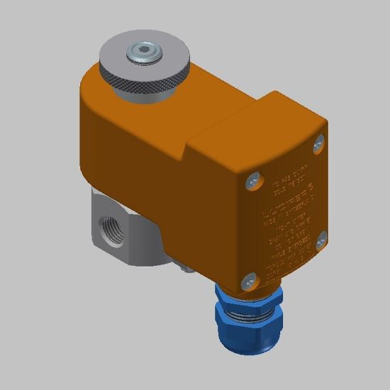 Picture of Parker 2-Way Normally Closed, 1/4" General Purpose Solenoid Valves - U121V5595-496800C2