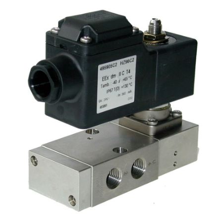 Picture for category Parker 5-Way Spring Return, 3/8" General Purpose Solenoid Valves