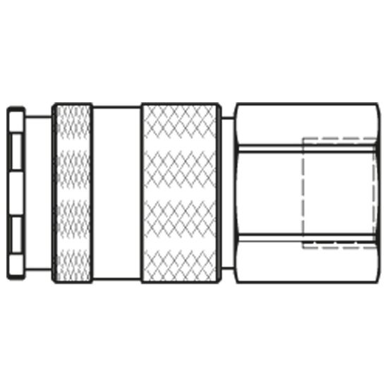 Picture of Quick coupling, European Profile ND 10 (Series 27, Series 1700, Series 1727) - 27KAIW21MVN