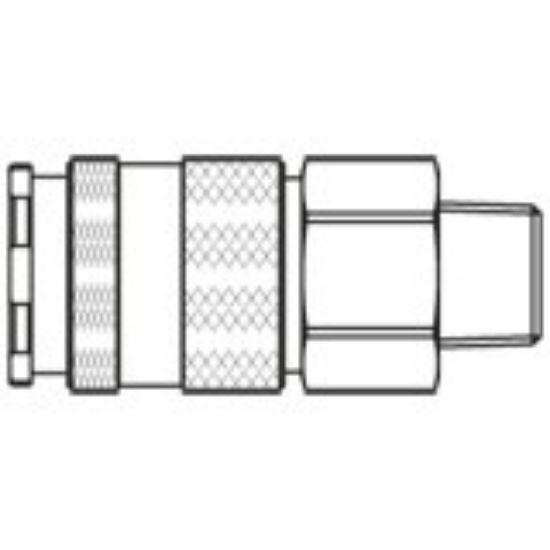 Picture of Quick coupling, European Profile ND 10 (Series 27, Series 1700, Series 1727) - 27KBAK26BVN