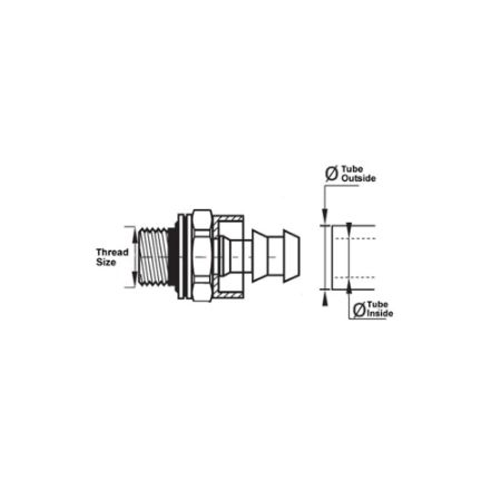 Picture for category Quick-Acting Barbed Fitting With Brass Male BSPP Thread