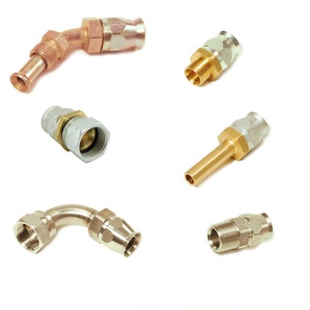 Picture for category Field Attachable Fittings for PTFE Hose - 90 Series