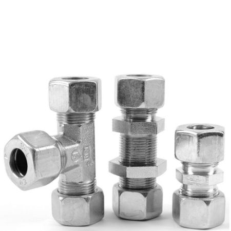 Picture for category Ermeto DIN tube to tube high pressure hydraulic tube fittings