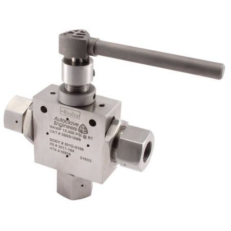 Picture for category Ball Valve, 3-Way, 3B Series - 20,000 PSI