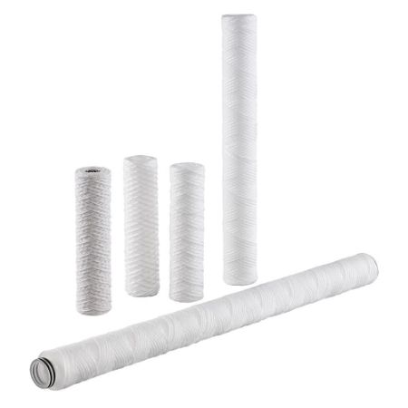 Picture for category SWC Wound Filter Cartridges | Continuous strand roving geometry for consistent, economical performance