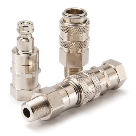 Picture for category Miniature Size, Double Shut-off, Push to Connect Quick Couplings - DM Series